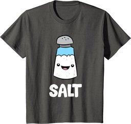 Salt Costume Matching Pepper And Salt Couple T-Shirt
