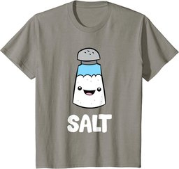 Salt Costume Matching Pepper And Salt Couple T-Shirt