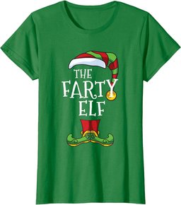 Farty Elf Family Matching Christmas Group Funny T-Shirt