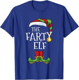 Farty Elf Family Matching Christmas Group Funny T-Shirt