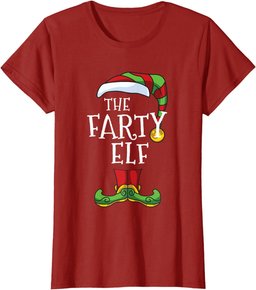 Farty Elf Family Matching Christmas Group Funny T-Shirt