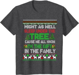 Funny Christmas Tee Shirts Kids Christmas Pajamas Girls Boys T-Shirt