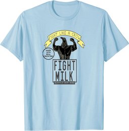 Fight Like A Crow Milk T-Shirt