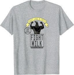 Fight Like A Crow Milk T-Shirt