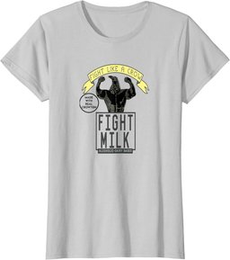 Fight Like A Crow Milk T-Shirt