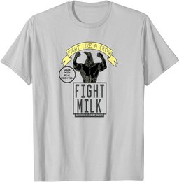 Fight Like A Crow Milk T-Shirt