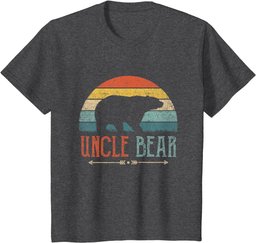 Retro Uncle Bear Vintage Present Uncle T-Shirt