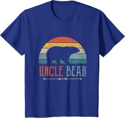 Retro Uncle Bear Vintage Present Uncle T-Shirt