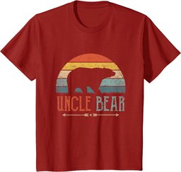 Retro Uncle Bear Vintage Present Uncle T-Shirt