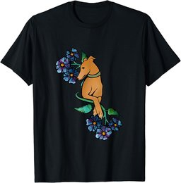 Cute Greyhound Art T-Shirt