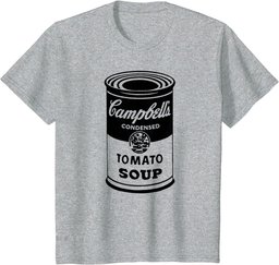 Tomato Soup T-Shirt Pop Art Motif Women's T-Shirt Men T-Shirt