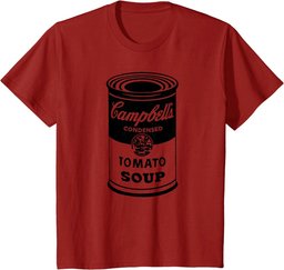 Tomato Soup T-Shirt Pop Art Motif Women's T-Shirt Men T-Shirt