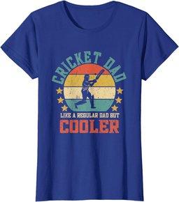 Cricket Dad Vintage Funny Father's Day T-Shirt
