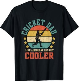Cricket Dad Vintage Funny Father's Day T-Shirt