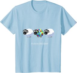 It's Ok To Be A Little Different Sheep Vintage Autism T-Shirt