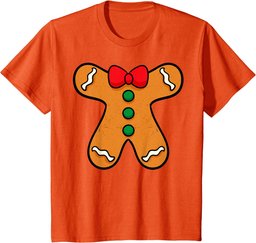 Gingerbread Man Body Costume for Halloween or Christmas T-Shirt