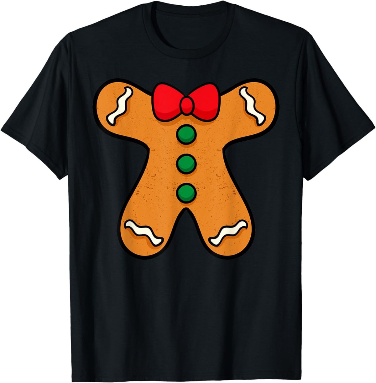 Gingerbread Man Body Costume for Halloween or Christmas T-Shirt