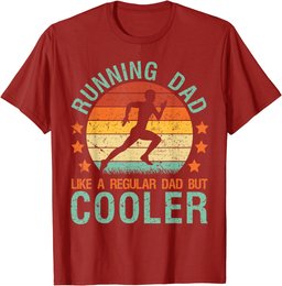 Running Dad Funny Marathon Runner Jogger Father's Day Gift T-Shirt