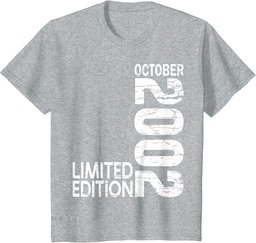 21st Birthday 21 years old Legend Since October 2002 T-Shirt