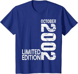 21st Birthday 21 years old Legend Since October 2002 T-Shirt