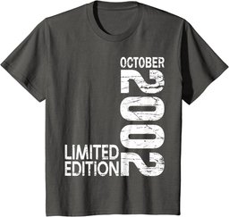 21st Birthday 21 years old Legend Since October 2002 T-Shirt