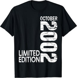 21st Birthday 21 years old Legend Since October 2002 T-Shirt