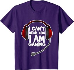 Funny I Can't Hear You I'm Gaming Gift Computer Video Gamer T-Shirt