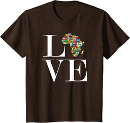 Africa T-Shirt, I Love Africa T-Shirt