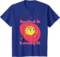 Boy Girl Dog Cat Mouse Cheese Spoiled And Loving It T-Shirt