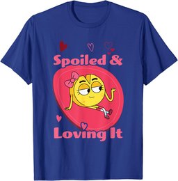 Boy Girl Dog Cat Mouse Cheese Spoiled And Loving It T-Shirt