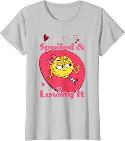Boy Girl Dog Cat Mouse Cheese Spoiled And Loving It T-Shirt