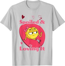 Boy Girl Dog Cat Mouse Cheese Spoiled And Loving It T-Shirt
