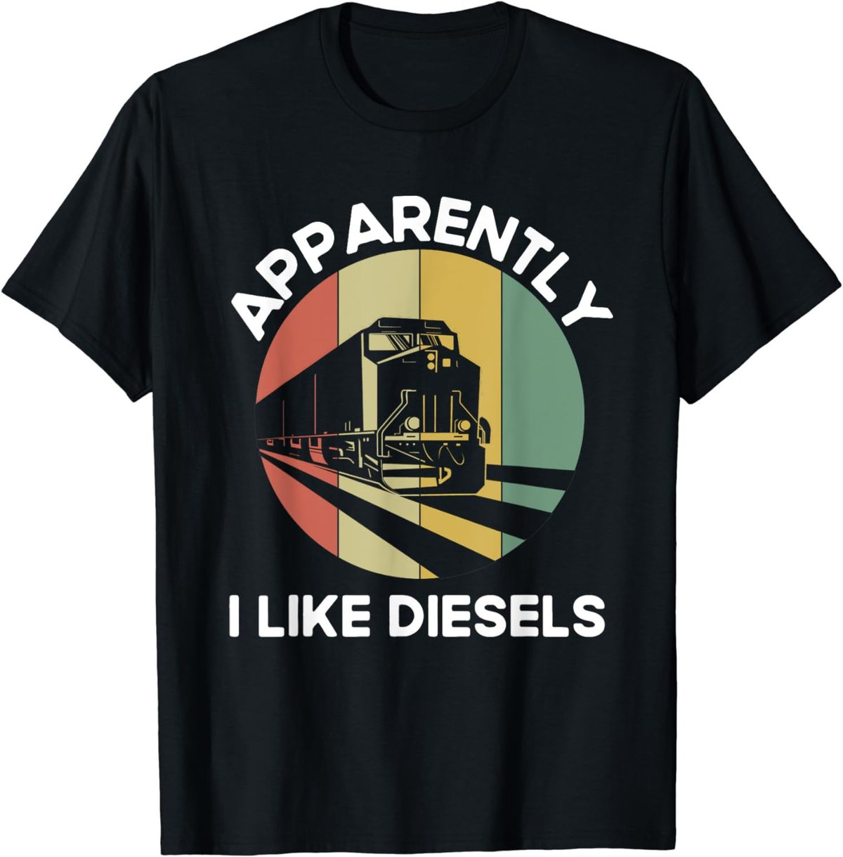 Diesel Locomotive Retro Model Train Enthusiasts Diesel Train T-Shirt