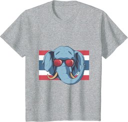 Fun Thailand Elephant Design For Kids Gift Idea Boy T-Shirt