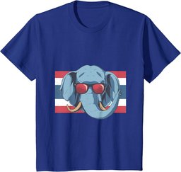 Fun Thailand Elephant Design For Kids Gift Idea Boy T-Shirt