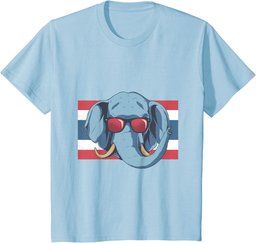 Fun Thailand Elephant Design For Kids Gift Idea Boy T-Shirt