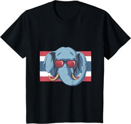 Fun Thailand Elephant Design For Kids Gift Idea Boy T-Shirt