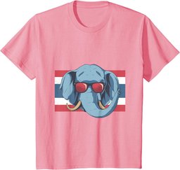 Fun Thailand Elephant Design For Kids Gift Idea Boy T-Shirt