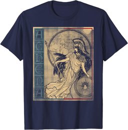 Athena goddess in greek mythology T-Shirt