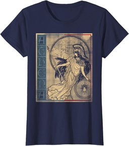 Athena goddess in greek mythology T-Shirt
