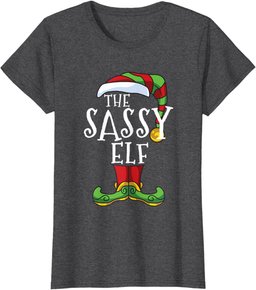 Im The Sassy Elf Family Matching Christmas Funny T-Shirt