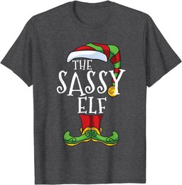 Im The Sassy Elf Family Matching Christmas Funny T-Shirt