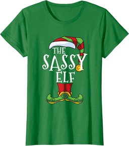 Im The Sassy Elf Family Matching Christmas Funny T-Shirt