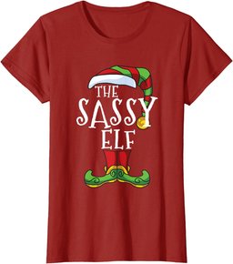 Im The Sassy Elf Family Matching Christmas Funny T-Shirt