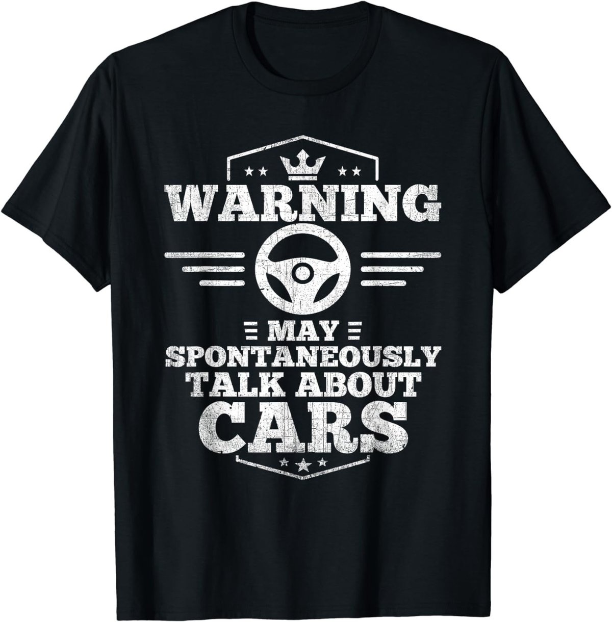 Auto Mechanic T-Shirt Warning I May Spontaneously Talk Cars T-Shirt