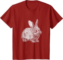 Cute Baby Bunny Animal Lover Gift Women Girls Kids Rabbit T-Shirt