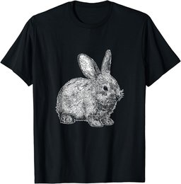 Cute Baby Bunny Animal Lover Gift Women Girls Kids Rabbit T-Shirt
