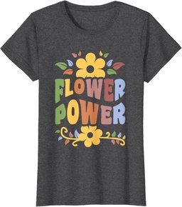 Flower Power Hippie Floral 1960's Men Women T-Shirt