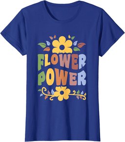 Flower Power Hippie Floral 1960's Men Women T-Shirt