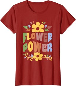 Flower Power Hippie Floral 1960's Men Women T-Shirt